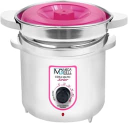 Termocera Aquecedor de Cera Junior 400g Bivolt - Com refil Branca com Rosa