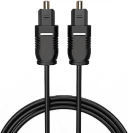 Cabo Óptico Toslink 3 Metros - Cabo para Áudio Digital