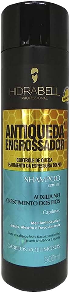 Shampoo Antiqueda Engrossador De Fios Hidrabell 500ml