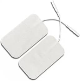 2 Eletrodos para Fisioterapia TENS 2mm tamanho 5x9