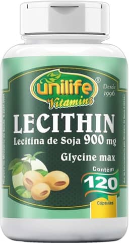 Lecithin - Lecitina de soja - 120 cápsulas