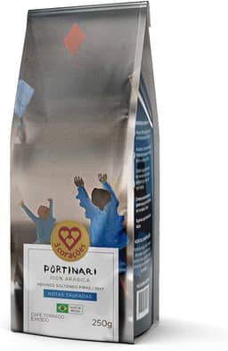 3 Corações Café Torrado e Moído Gourmet Portinari, Notas Trufadas, 250G