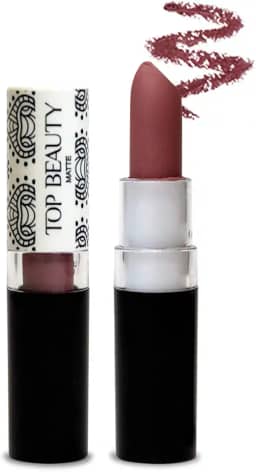 Batom Matte Dry Lip Top Beauty 3, 5Gr Cor 01, Top Beauty