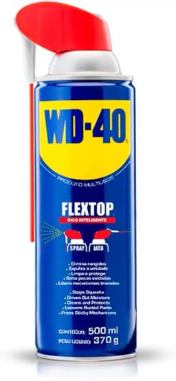 WD-40 Spray Multiuso Flextop Aerossol Oleo Lubrificante 500ml