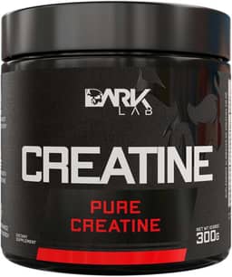 Creatina Pura Dark Lab 300g, Monohidratada 100% de Pureza, Sem Glúten, Sem Sabor