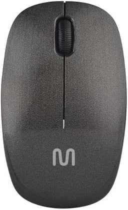 Mouse sem Fio Multi USB 2.4GHz 1200 DPI com 3 Botões e Design Ergonômico – Preto MO251