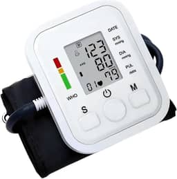 Medidor De Pressão Digital Esfigmomanometro Aparelho De Pressao Digital Elétrico De Braço - Modelo Premium.