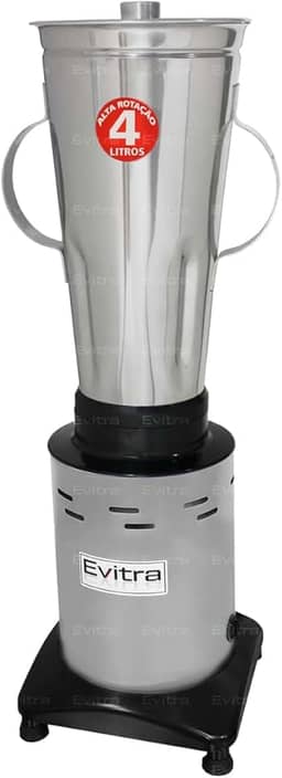 Liquidificador Industrial de Alta Rotação 127V – Capacidade de 4 Litros – Potência Superior para Uso Profissional – Ideal para Restaurantes, Lanchonetes e Produção em Grande Escala