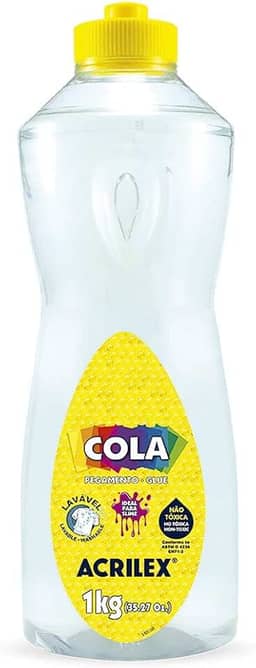 Cola Transparente, Acrilex, 1 Kilo
