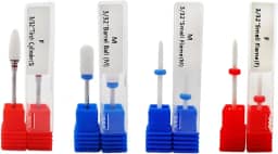 Kit 4un Brocas Cerâmica Unhas Polygel Manicure Profissional (Kit 4003)