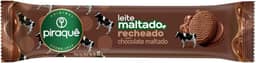 Biscoito Leite Maltado Recheio Chocolate Maltado Piraquê Pacote 85g