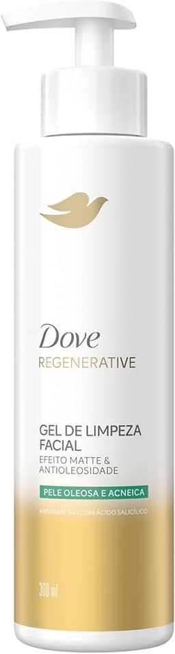Dove Regenerative Gel de Limpeza Facial Efeito Matte & Antioleosidade 300ml