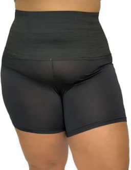 Short Modelador Plus Size Anágua Cinta de Compressão Cós Alto Andreia