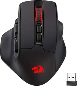 Mouse Gamer Redragon Bullseye Pro, Wireless 2.4GHz Cabo ou Bluetooth, RGB, 7 Botões, 26000DPI, Preto - M806RGB-PRO