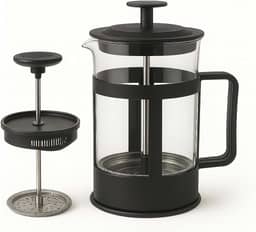 Cafeteira de Prensa Francesa de Vidro 600ml