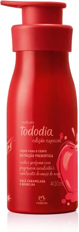 Creme Hidratante Corporal Tododia Maçã Caramelada e Baunilha 400ml