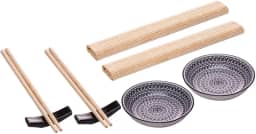 LYOR - Conjunto 8 Peças para Sushi Sakai Bambu