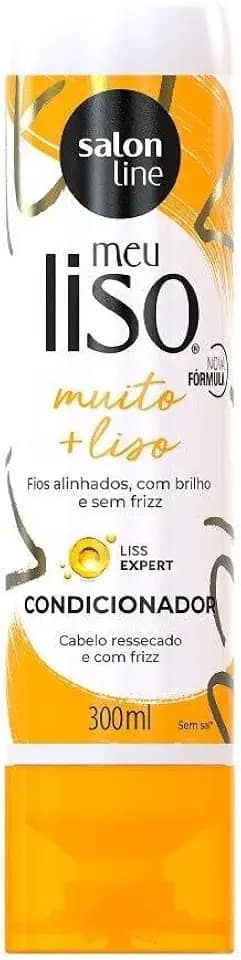 Salon Line, Shampoo, Meu Liso, Muito + Liso, Vegano - Cabelos Lisos, 300 ml
