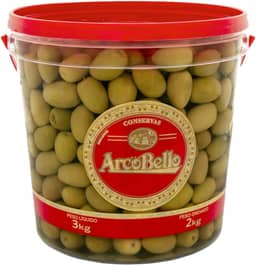 Azeitona Verde Sem Caroco 1,8Kg Arcobello