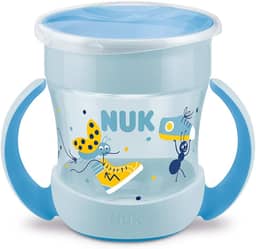 NUK Copo Mini Magic Cup 360º Com Alça Evolution 160Ml – Boy Azul