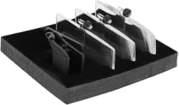 Lupa tipo de óculos, lupa de faixa de cabeça, ampliação de 1,5 x 2,5 x 3,5 x, clipe, intensidades variáveis, lupas para óculos