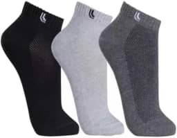 Kit de 3 Pares de Meia Lupo 03225-089 Cano Curto Sport