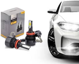 Kit Lampada Super Led Cyber 6000k Tarponn H11 6400 Lumens 36W