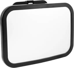 Espelho de carro de bebê com alça ajustável, espelho infantil de acrílico para assento de carro, nunca treme, instalação rápida, essenciais para bebês recém-nascidos