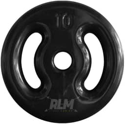 Anilha Emborrachada 10 Kg - Preta