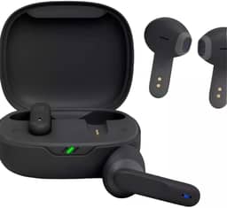 Fone Bluetooth Wave 300 TWS Sem Fio | Som Potente e Graves Profundos | Toque Sensível | Chamadas Estéreo | Design Ergonômico | Bateria até 26h | Estojo de Carregamento Rápido