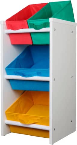 Organizador de Brinquedos Infantil Mini Colorido Montessoriano Organibox