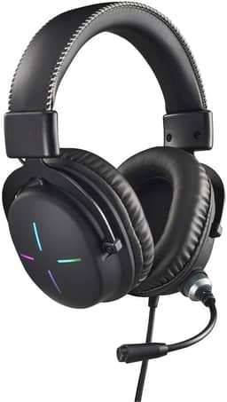 Headset Gamer Nitro NHW200 Gen 2 desing over-ear RGB com Microfone omnidirecional