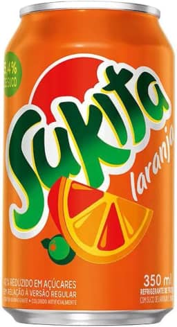 Refrigerante Sukita Laranja Lata 350ml