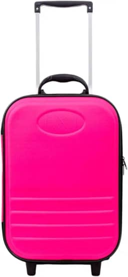 Mala de Viagem de Bordo 10KG Com Rodinhas Medidas Anac Rosa