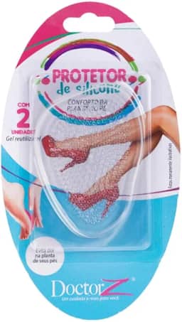 Par De Palmilha De Silicone Para os Pés Protetor Plantar Saltos e Sapatos Linha Premium M5 Armarinhos