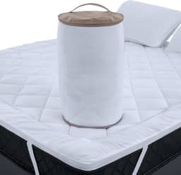 Pillow Top Solteiro Extra Macio Toque de Pluma em Fibra Siliconada 600g/m2 88x188cm BF Colchões