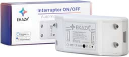 Interruptor Rele Wi-Fi Inteligente Ekaza EKNH-T106 Bivolt, Automação Residencial Compatível com Alexa, Google Home, SmartLife