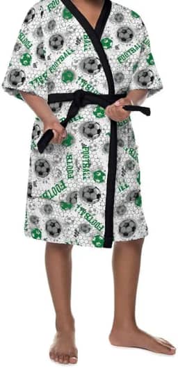 Roupão Felpudo Infantil Quimono Estampado Show de Bola P Com 1 peça