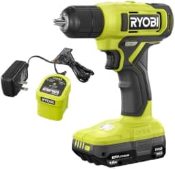 RYOBI - Kit De Furadeira/Parafusadeira Sem Fio One+ 18 V De 3/8 Pol. Com Bateria De 1,5 Ah E Carregador - Pcl201K1