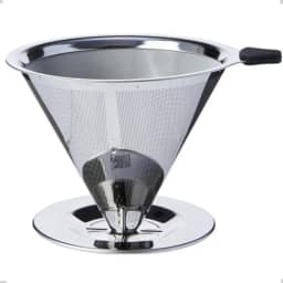 Coador Filtro de Café103 Inox Reutilizável e Sustentável Durável Fácil de Limpar Dispensa Filtro de Papel Econômico Premium