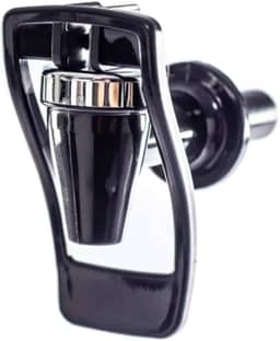 Torneiras sem rosca com Niple compatível Filtros Purificadores Bebedouros Britânia (Preta Tampa Cromada)