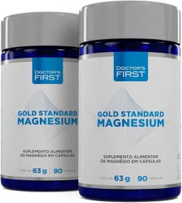 KIT 2 Gold Standard Magnesium - Doctor's FIRST- 90 Capsulas