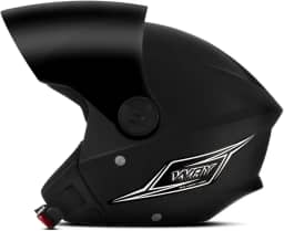 MIXS Capacete Aberto MIXS Way, Viseira Fumê, Preto Fosco, Tam. 56