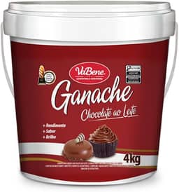 Ganache Sabor Chocolate Ao Leite 4Kg Vabene