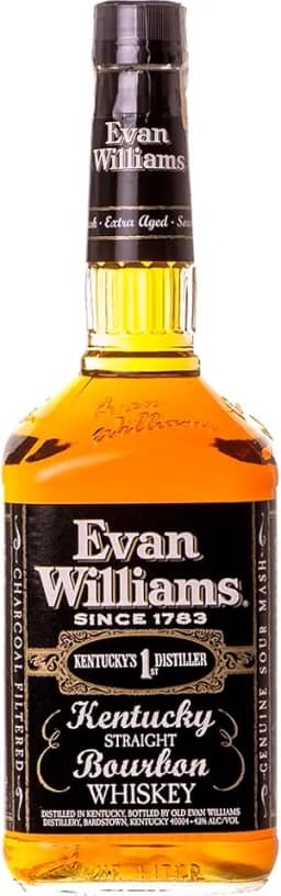 Whisky Bourbon Evan Williams Black Label 1000ml
