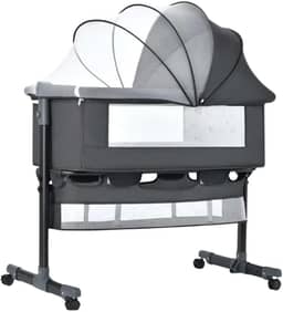 Berço Portátil Bebê Acoplado Co-Bed Connect Maxi baby (Grafite)