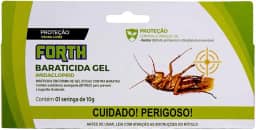 Forth Baraticida, Isca em Gel, Imidacloprid, Seringa, Bico Dosador, 10g