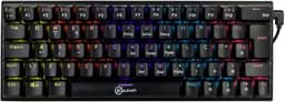 Teclado Mecânico Gamer Kalkan Loki 60% Iluminação Rainbow Preto Switch Marrom USB Tipo-C KLK00015