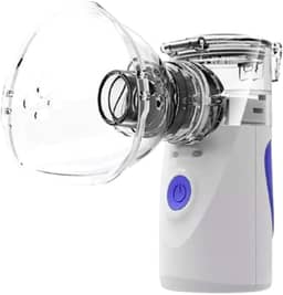 Inalador Nebulizador Ultrassônico Mini Portátil Compacto Sem Fio Silencioso Para Bebê Infantil e Adulto Recarregável Bivolt