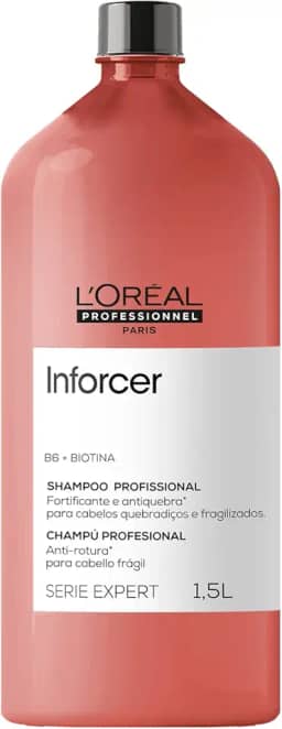 Shampoo Inforcer Loreal 1,5L, Loreal, Rosa